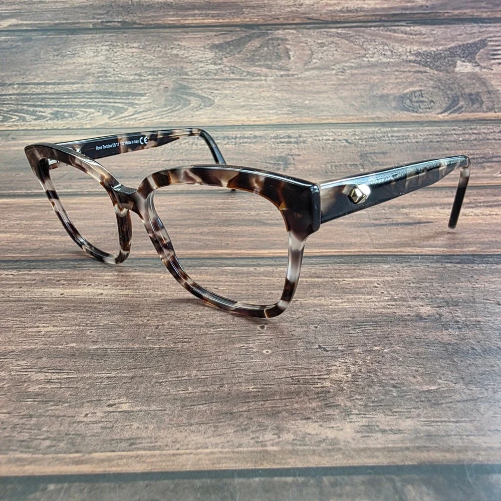 Kirkland Signature Mauna Kea Rose Tortoise Eyeglasses 55-17-145 Made‎ in Italy
